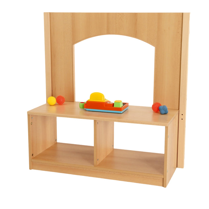 RS Toddler Open 2 Cubby Unit with Window Panel