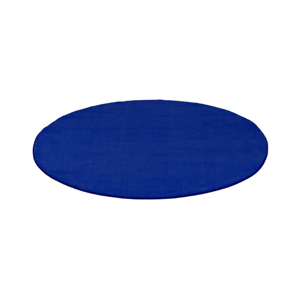Luxury Super Soft Round Carpet - Navy