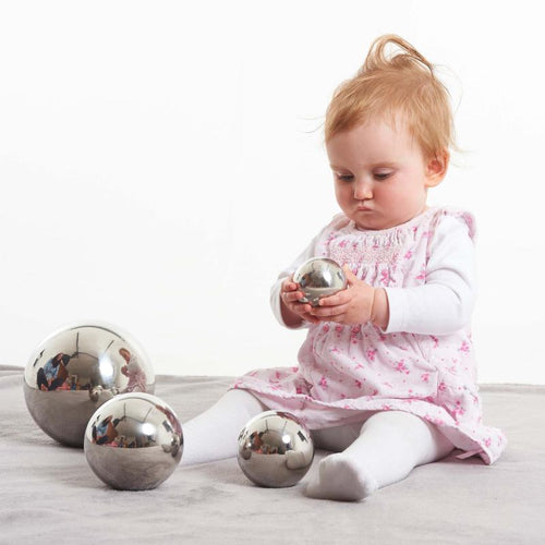 SENSORY REFLECTIVE SILVER BALLS