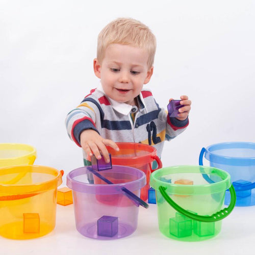 TRANSLUCENT COLOUR BUCKET SET