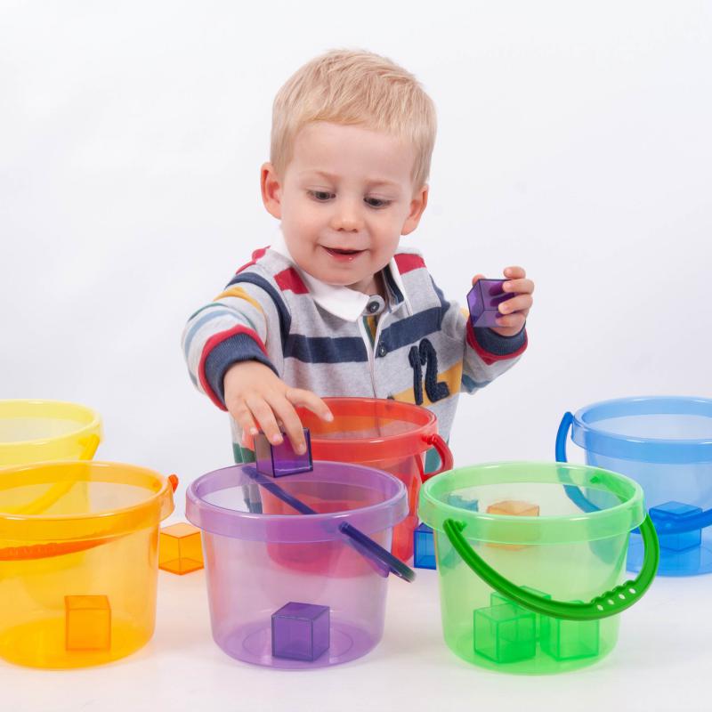 TRANSLUCENT COLOUR BUCKET SET