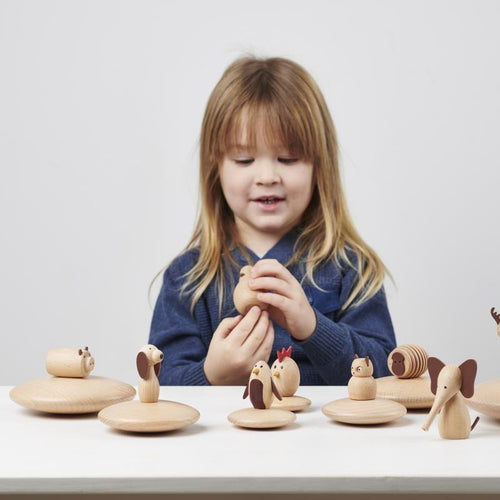 WOODEN ANIMAL FRIENDS