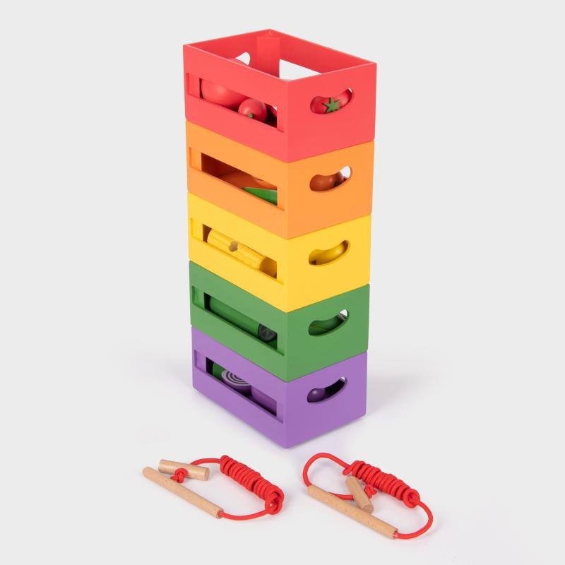 WOODEN SORTING FRUIT & VEGETABLE CRATES
