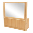 RS Toddler 3 Cubby Unit with Drywipe/Mirror Panel