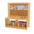 Rs Toddler Open 2 Cubby Unit with Cork Board