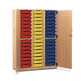 48 Shallow Tray Cupboard with Full Locking Doors