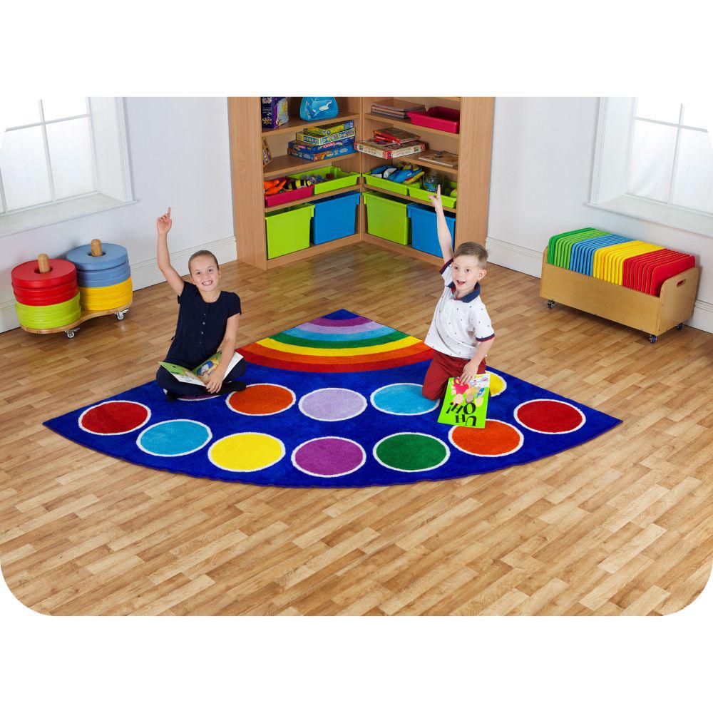 Rainbow Corner Placement Carpet