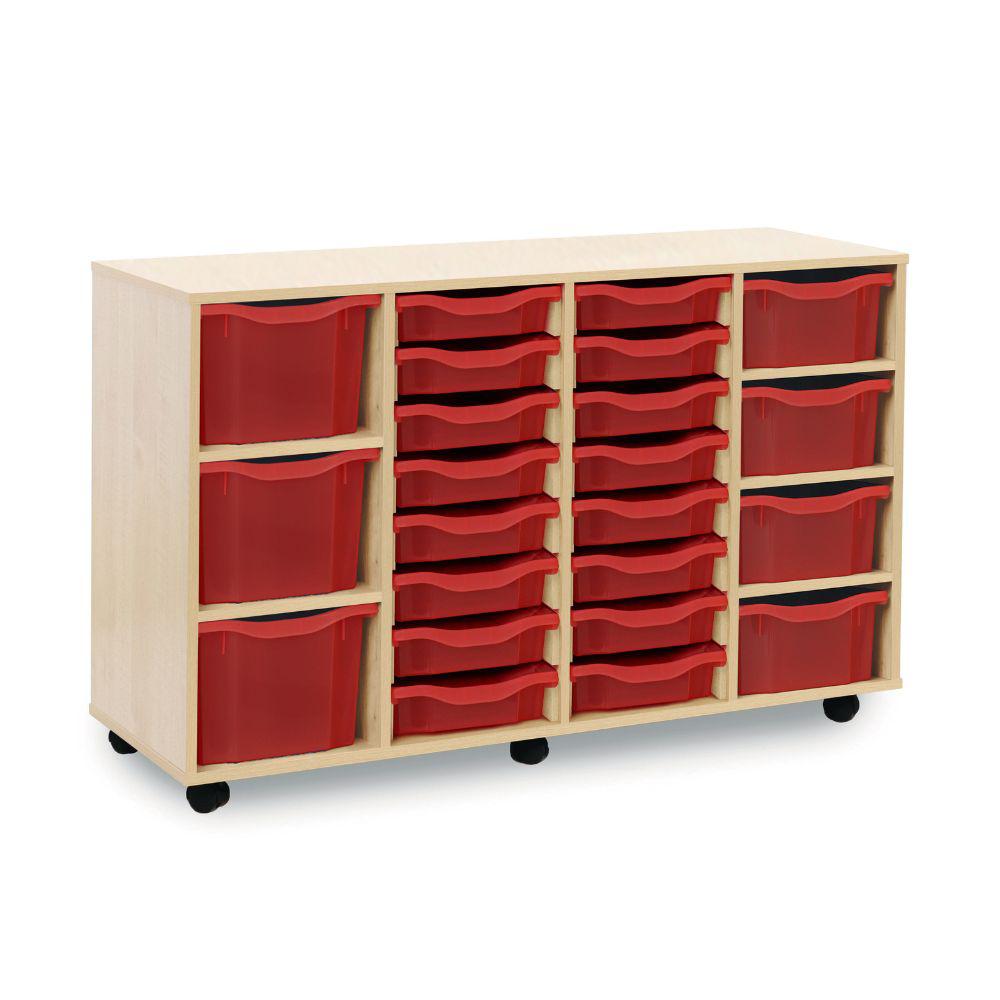 16 Shallow/4 Deep/3 Extra Deep Combination Tray Unit