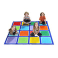 Rainbow Square Placement Carpet