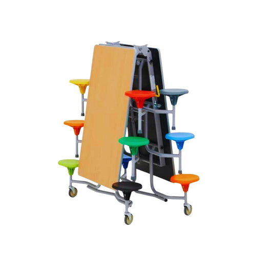 Retro Series - 12 Seat 8ft Mobile Foldable Dining Table