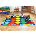 Rainbow ABC Rectangle Carpet