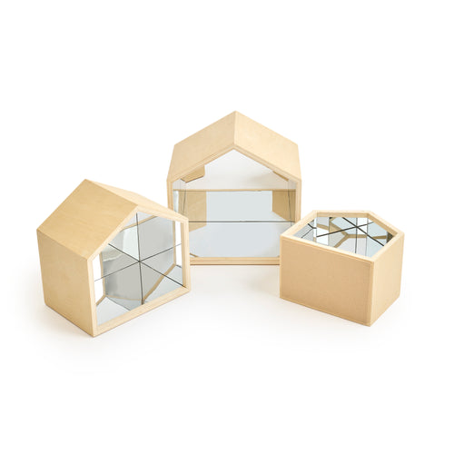 NESTING MIRROR HOUSES