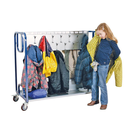 Steel Classroom Cloakroom Trolley
