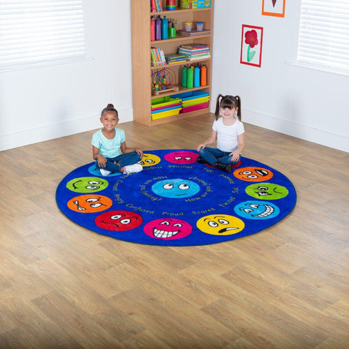 Emotions Interactive Circular Carpet