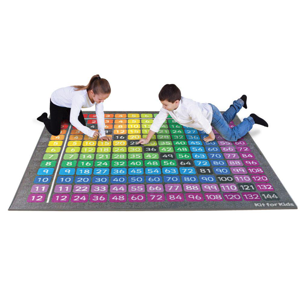 Multiplication Grid Carpet