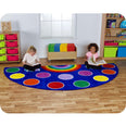 Rainbow Semi- Circle Placement Carpet