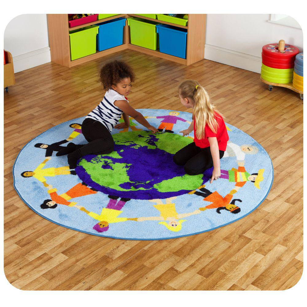 Children Of The World Multi- Cultural Carpet