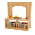 RS Toddler Open 2 Cubby Unit with Window Panel