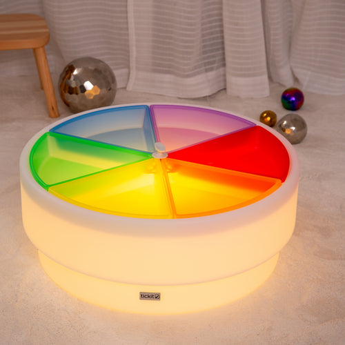 Discovery Glow Low Table + Colour Discovery Trays