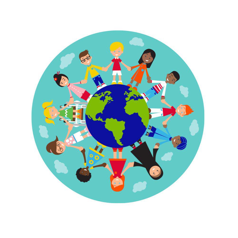 Children Of The World Carpet - Teal