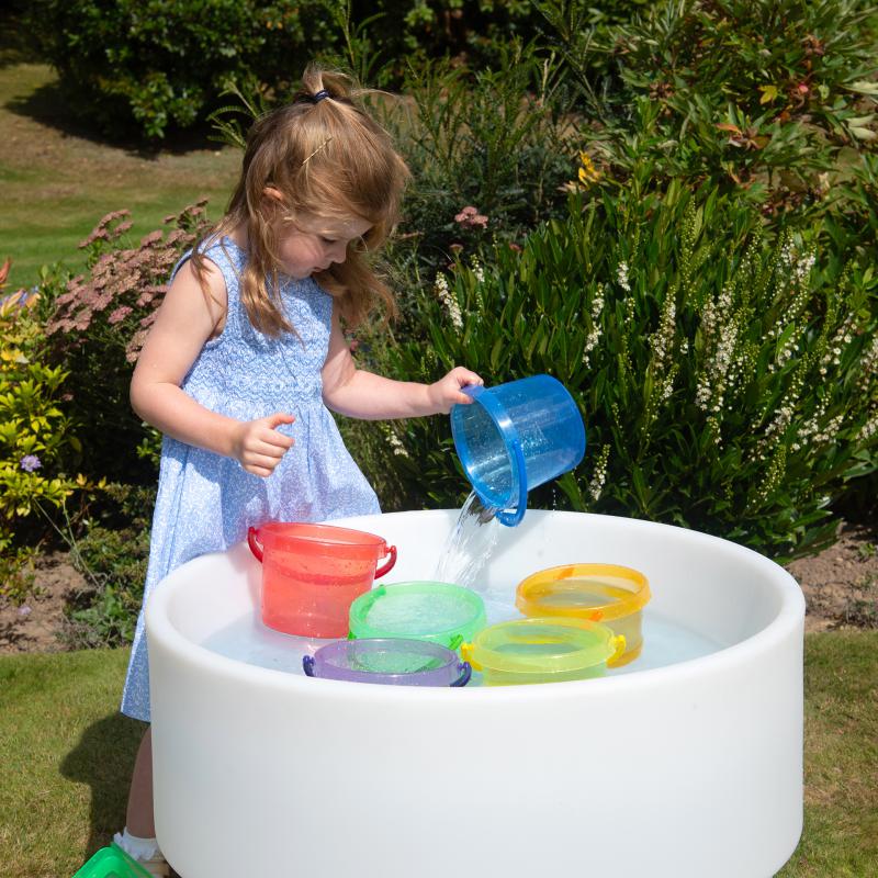 TRANSLUCENT COLOUR BUCKET SET