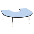 Tuf Top Height Adjustable Horseshoe Table