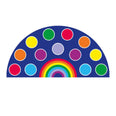 Rainbow Semi- Circle Placement Carpet