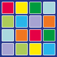 Rainbow Square Placement Carpet