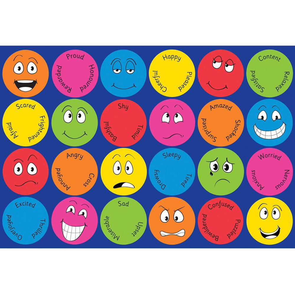 Emotions Interactive Rectangular Carpet