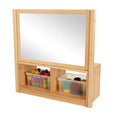 RS Toddler Open 2 Cubby Unit with Mirror/Drywipe Board