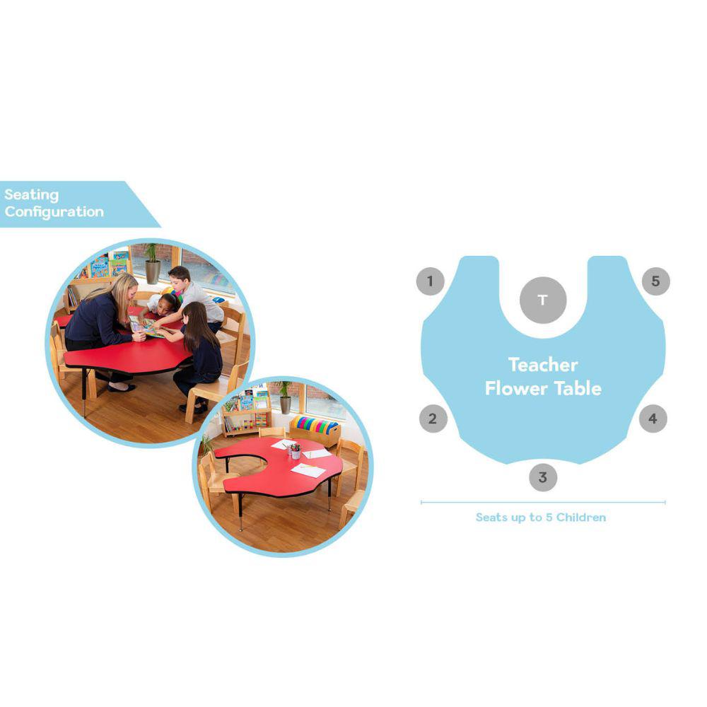 Tuf Top Height Adjustable Teacher Flower Table