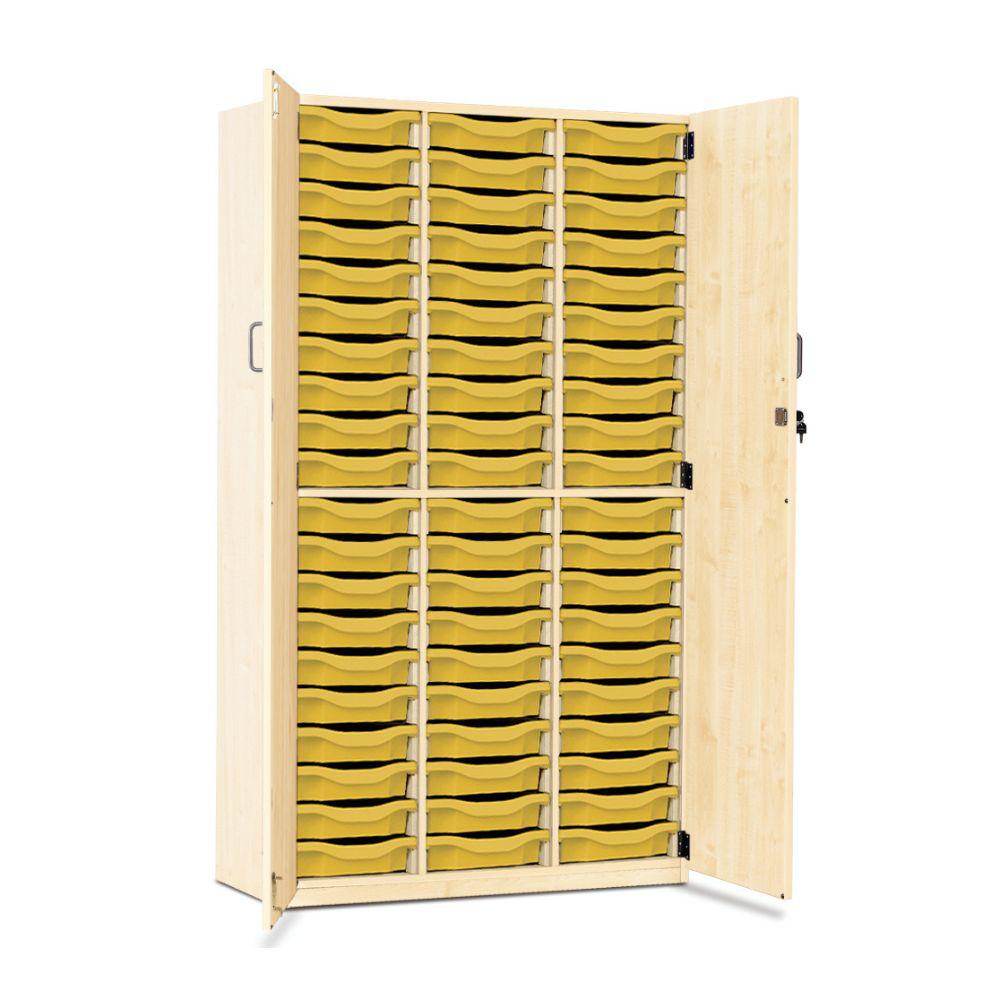 60 Shallow Tray Cupboard with Full Locking Doors