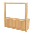 RS Toddler 3 Cubby Unit with Drywipe/Mirror Panel