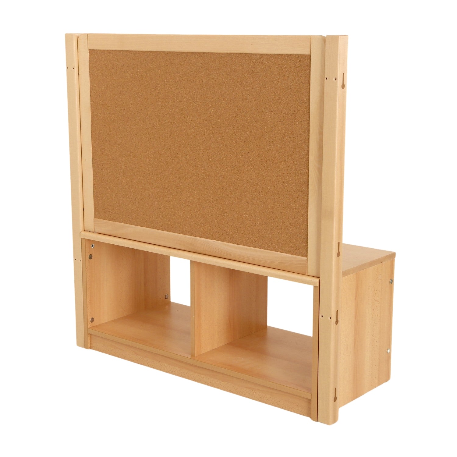 Rs Toddler Open 2 Cubby Unit with Cork Board