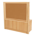 RS Toddler 3 Cubby Unit with Cork Board