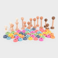 RAINBOW WOODEN COMMUNITY PEOPLE