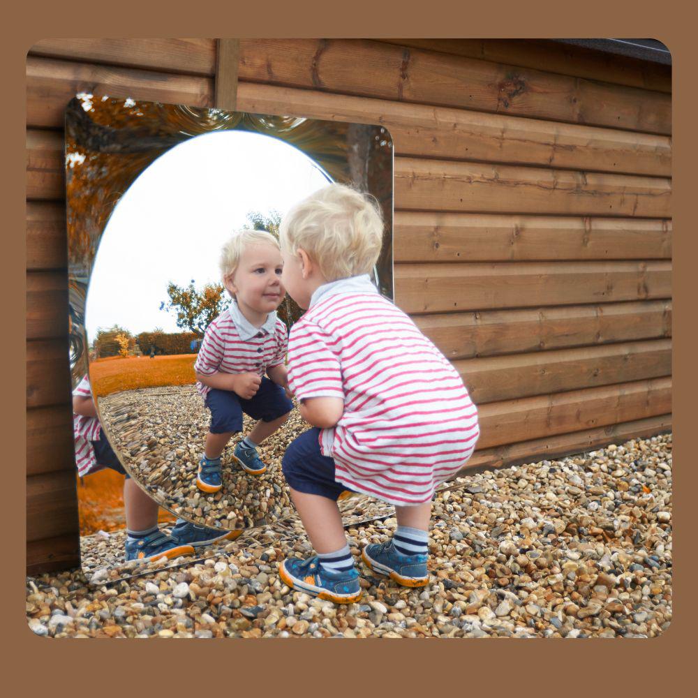GIANT SINGLE DOME ACRYLIC MIRROR PANEL