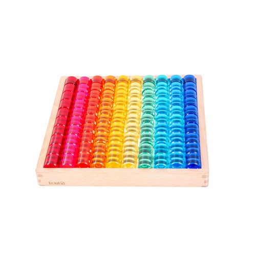 GEM CIRCLE MIRROR TRAY