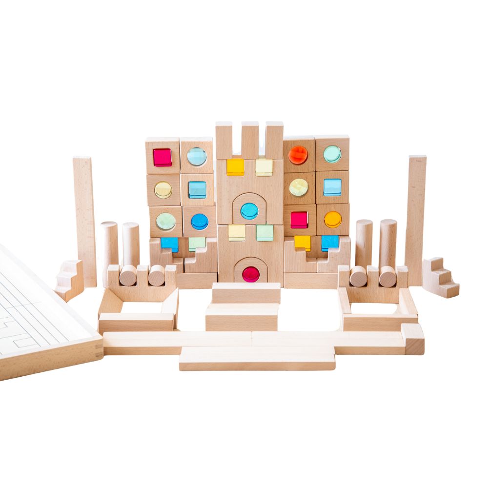 WOODEN BUILDING GEM BLOCKS