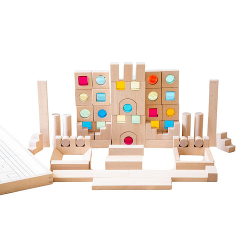 WOODEN BUILDING GEM BLOCKS