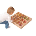 WOODEN SORTING TRAY - 14 WAY