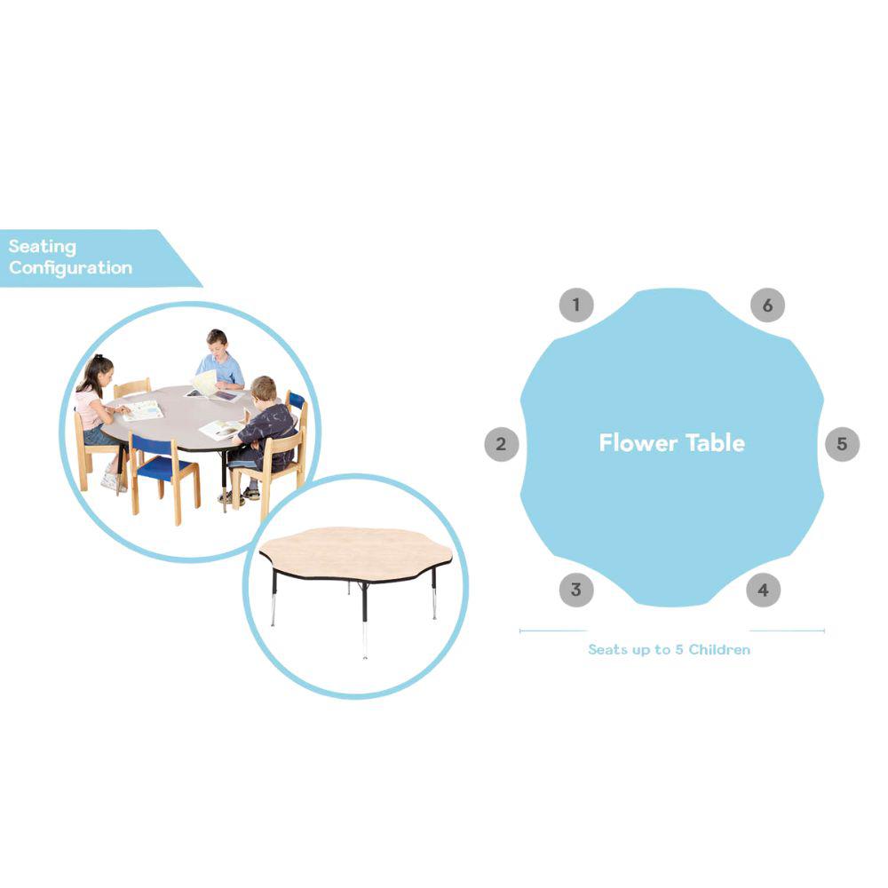 Tuf Top Height Adjustable Flower Table