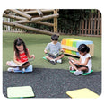Rainbow Square Mats & Trolley Set Of 32
