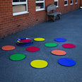 Rainbow Circle Outdoor Mats With Holdall, Pack Of 30