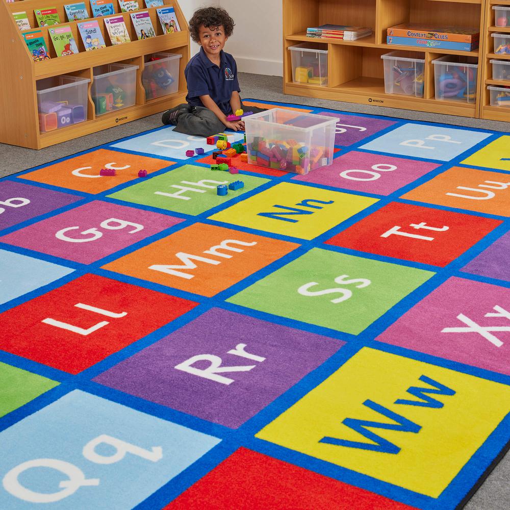Large Alphabet Learning Carpet