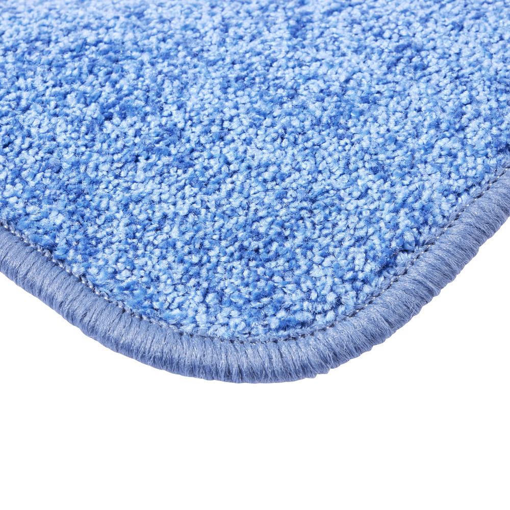 Solid Blue Rectangle Rug
