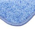 Solid Blue Rectangle Rug