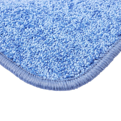 Solid Blue Rectangle Rug