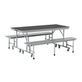 3 in 1 8ft Mobile Dining & Bench ConverTable