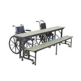 3 in 1 8ft Mobile Dining & Bench ConverTable